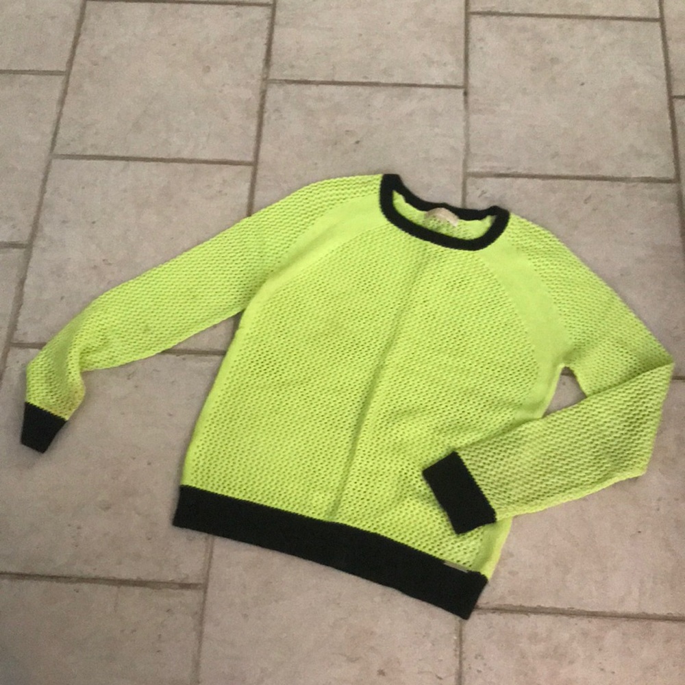 Michael Kors Bright Yellow Knit Sweater